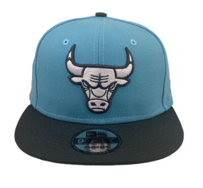Chicago Bulls NBA New Era 9Fifty Snapback Teal gray hat cap
