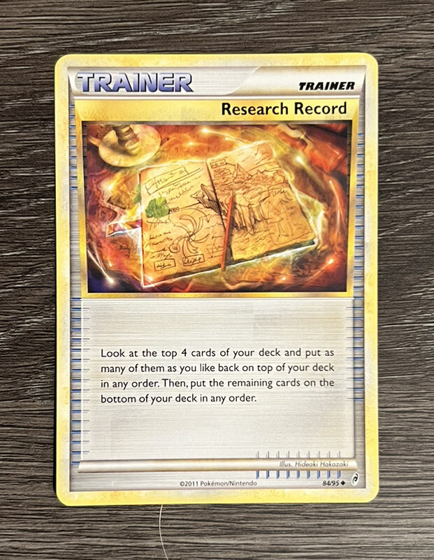 Research Record 84/95 - Call of Legends - Uncommon - Pokemon Card TCG - LP