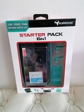PACK D'ACCESSOIRES NEUF - STARTER PACK 6 EN 1 pour Nintendo Switch Lite Subsonic