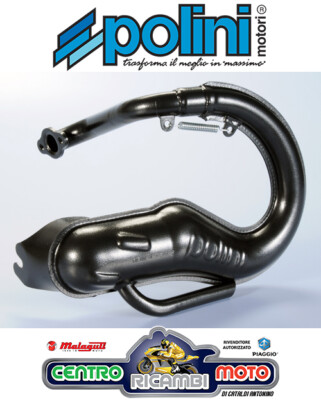 Marmitta Scarico Espansione Polini per Piaggio Vespa 50 Special