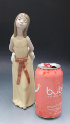 アンティークかわいいドール Vintage Lladro Porcelain Figurine Naughty #5006 Girl w/ Sun Hat | eBay