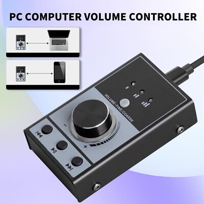 Computer Volume Controller External Audio Volume Control Adjust Knob Pc Speaker