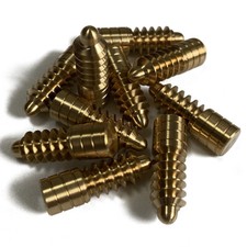 2PK/5PK/10PK 3/8-10 Pool Cue Joint Protector Pin Screw Studs - Brass