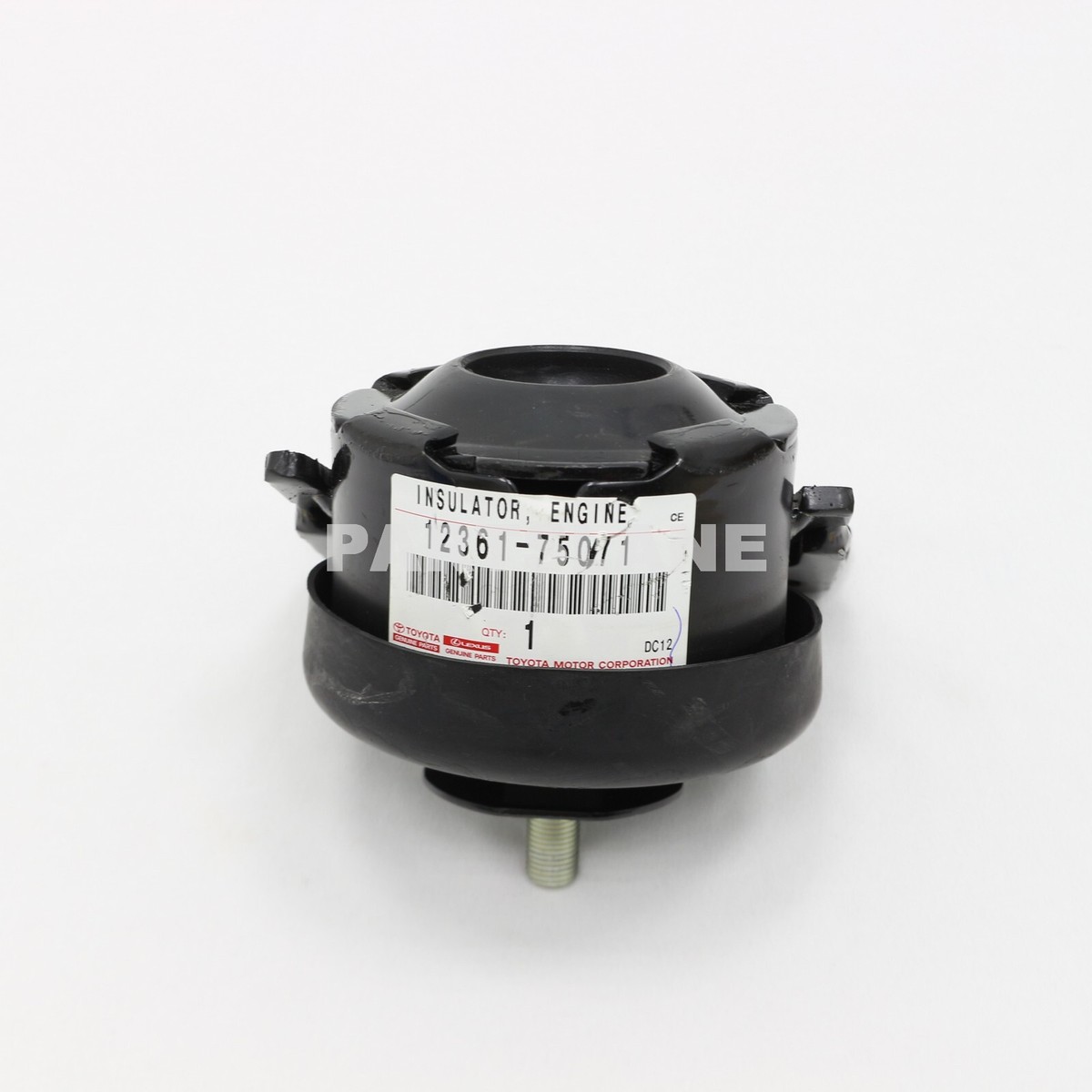 12361-75071 Toyota OEM Genuine INSULATOR, ENGINE MOUNTING, FRONT