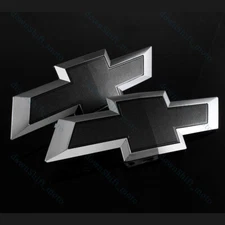 For 2022+ Chevrolet Refreshed Silverado 1500 Grill & Tailgate Bow tie Emblem Set