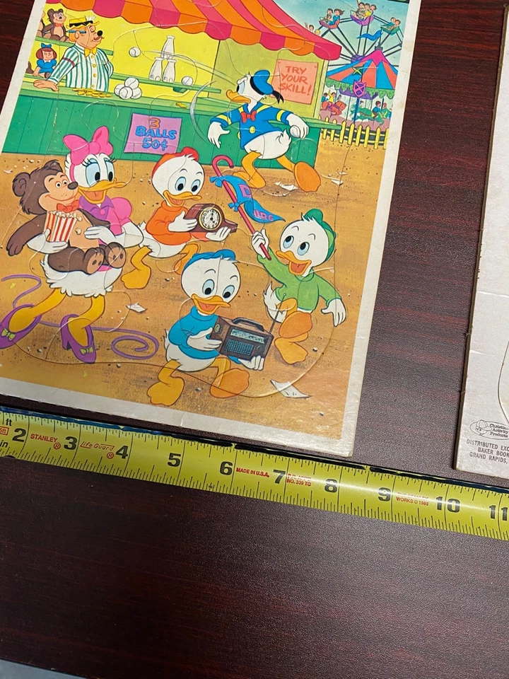 Vintage puzzle lot of 10 Whitman Disney Mickey Mouse Bugs Bunny Wagon Train + - Image 3 of 4