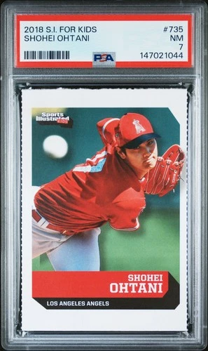 Shohei Ohtani 2018 S.I. For Kids #735 PSA 7 Near Mint