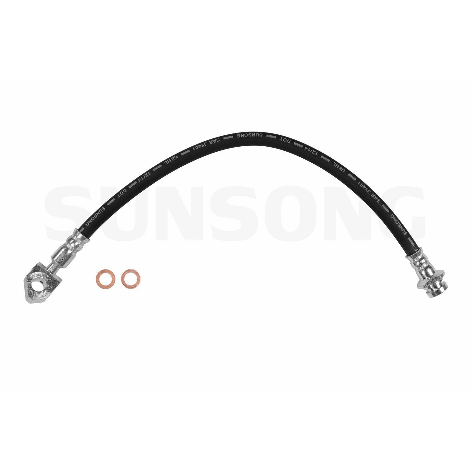 Sunsong 2202155 Brake Hydraulic Hose For 86-97 Nissan D21 Pickup