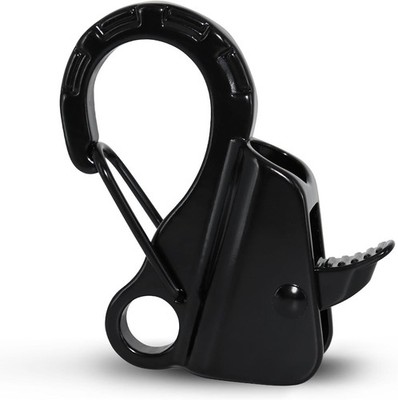 Boat Anchor Hook Sliding Hook,Stainless Steel Easy to Use Knotless Black 