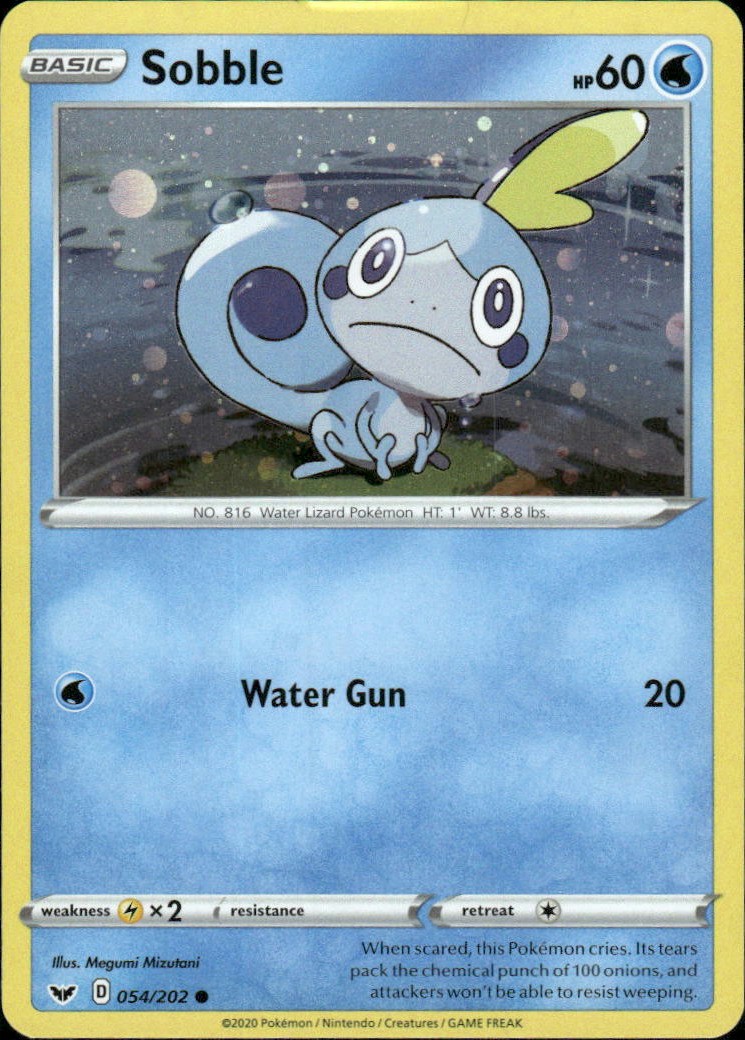 Sobble - 54/202 (Cosmos Holo) Blister Exclusives 054/202 Promo Holo NM