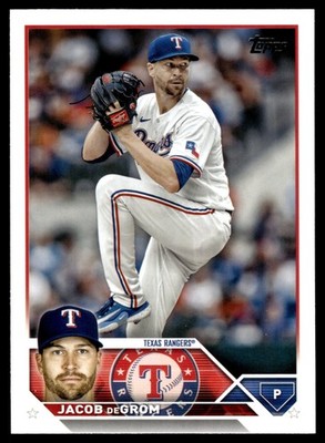 2023 Topps Update JACOB DEGROM ADVANCED STATS 256/300 RANGERS US100