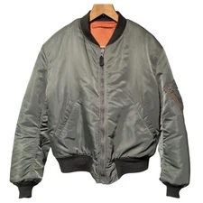 Buzz Rickson's BR10984 MA-1 Flight Jacket Olive XL Japan Rare F/S