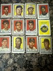VINTAGE 1962 12 DIFFERENT TOPPS Stamps Lot Basball — photo 1