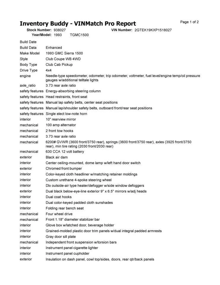 Transfer Case Manual Transmission Fits 88-94 CHEVROLET 1500 PICKUP 375418 - Image 4 of 4