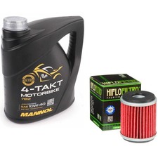 VP125 Cityliner Oil & Filter Kit Mannol Semi Synthetic 10w40 4L MBK VP 125 2008 7.50 per litre