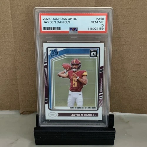 2024 Donruss Optic Rated Rookie Jayden Daniels #248 PSA 10