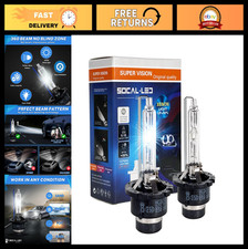 35w Xenon Hid Headlight Bulbs - 8000k Ice Blue - High Low Beam Replacement - 2 P 35w Xenon Hid Headlight Bulbs - 8000k Ice Blue - High Low Beam Replacement - 2 P