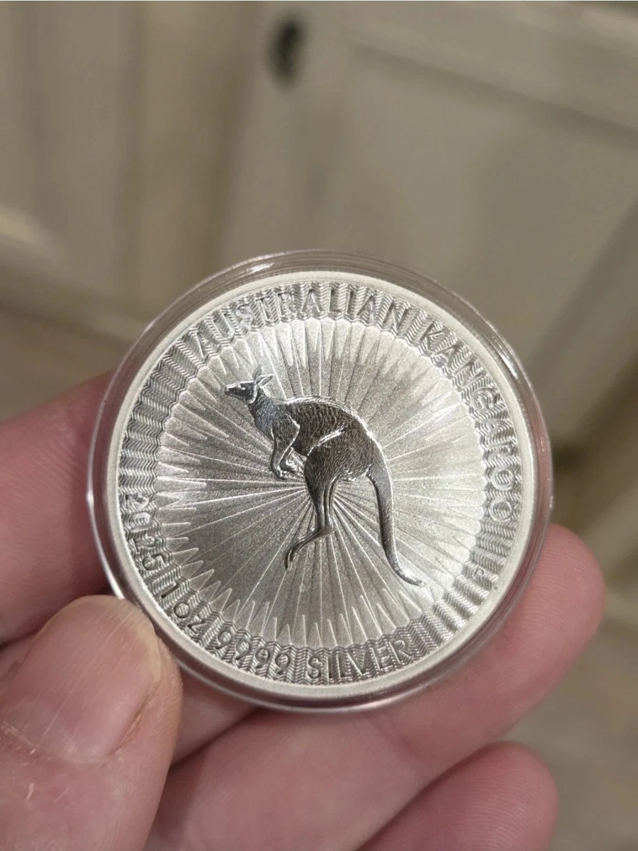Australian Kangaroo Silver Bullion Coins 1 oz Precious Metal