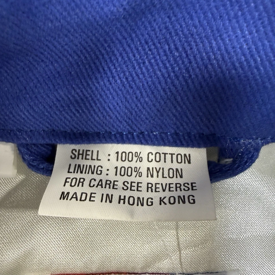 VTG NASCAR Miller Lite Rusty Wallace Racing Jacket M Blue White 2™ Embroidered - Image 4 of 4