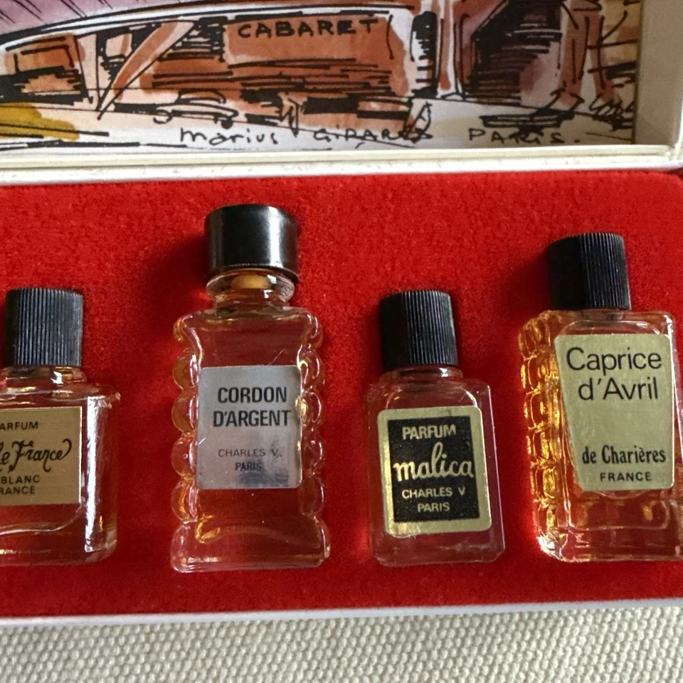 Vintage Grands Parfums De France Mini Parfum 9 St Mini Set Parfum Frankreich - Bild 2 von 4