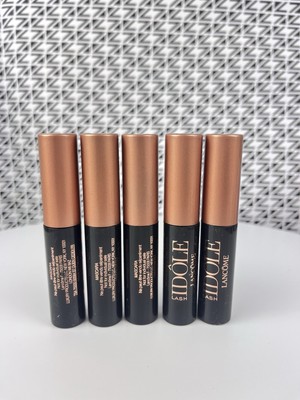 5x Lancome IDOLE Lash Lifting Volumizing Mascara Travel Sz .08 oz Glossy Black