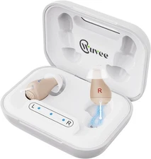 OTC Hearing Aids for Seniors, Rechargeable Amplifiers Devices with Noise Cancell