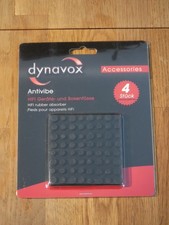 DYNAVOX Antivibe Boxenfüße Lautsprecher Geräte Entkoppler eckig 40 mm Absorber