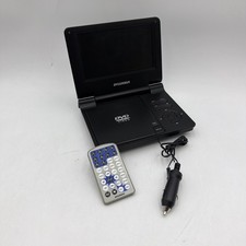 Sylvania Portable DVD Player 7 SDVD7014 Black With Power Cord WORKS