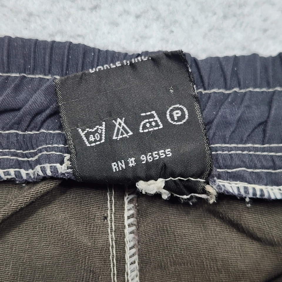 Pantalones Cortos DE COLECCIÓN Oakley Software Para Hombre Grandes Negros Marrón Desvanecimiento Táctico Y2K Años 90 Foto 4 de 4