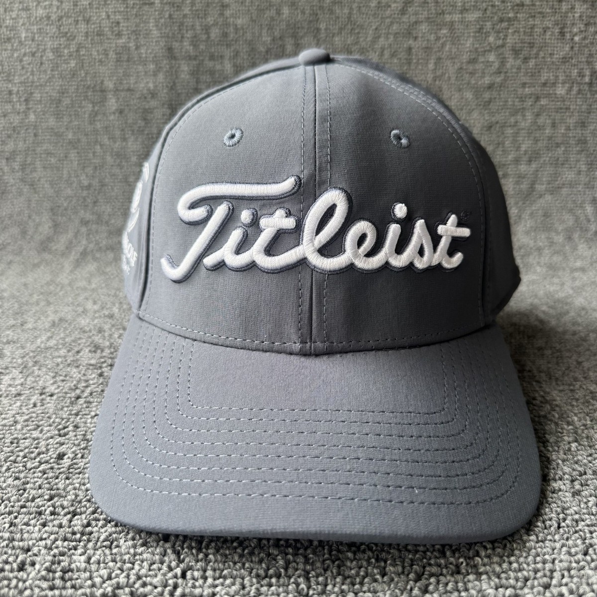 Titleist Golf Tour Performance Strapback Gray Hat INFI Golf S2969