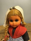 Vintage 1960s-70s Dutch Girl Doll Blonde Braids Bonnet Excellent Condition — photo 4