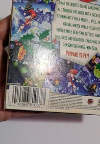 Christmas Nights Into Dreams Sampler Disc Sega Saturn Tested Working