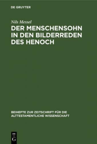 Der Menschensohn In Den Bilderreden Des Henoch 6744