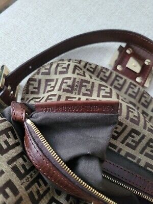 FENDI Vintage Zucca Shoulder Bag - A Retro Tale