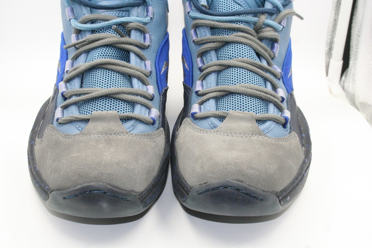 Reebok Iverson Question Mid Stash Size 12 Grey Navy Blue Ultramarine Basketball Reebok Iverson Question Mid Navy Grey Georgetown Men main image 2