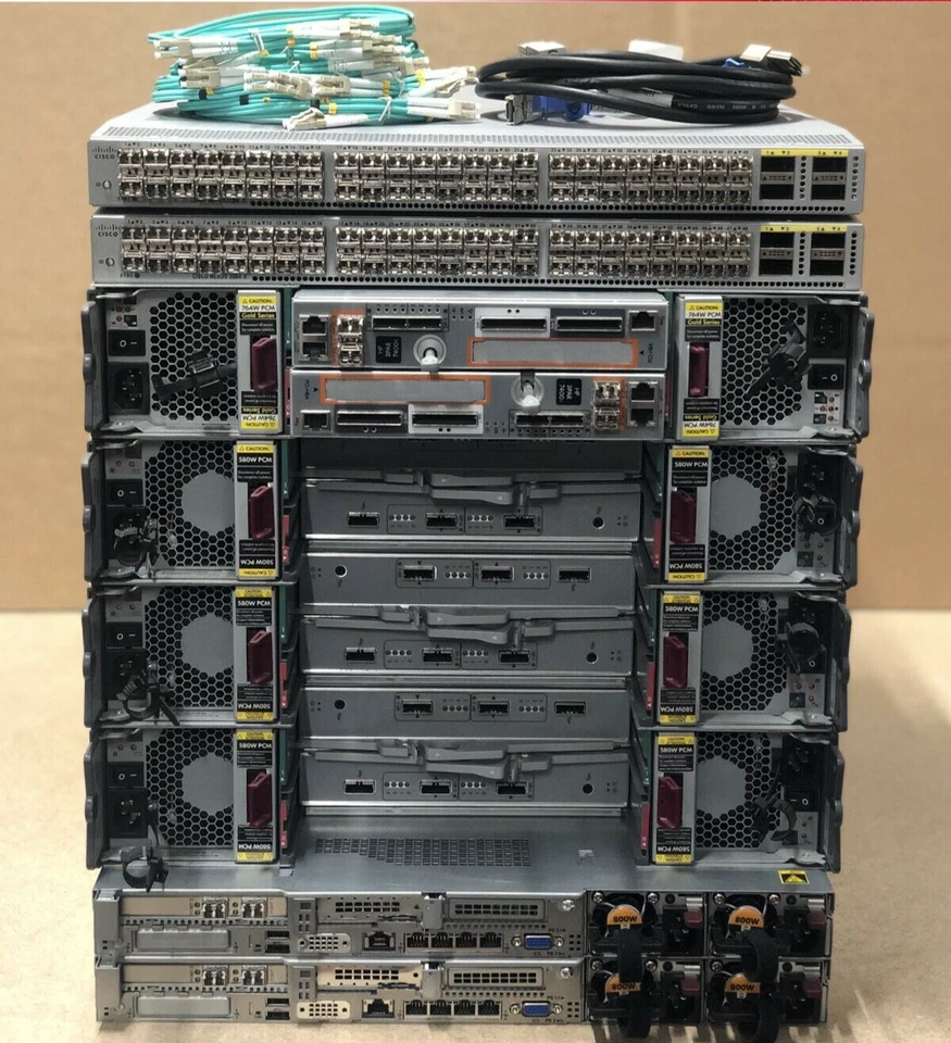 HP 3PAR 7400c DL360 Gen10 10GBit iSCSI 25TB 15K SAS 40-Core 256GB SAN Solution - Image 2 of 3