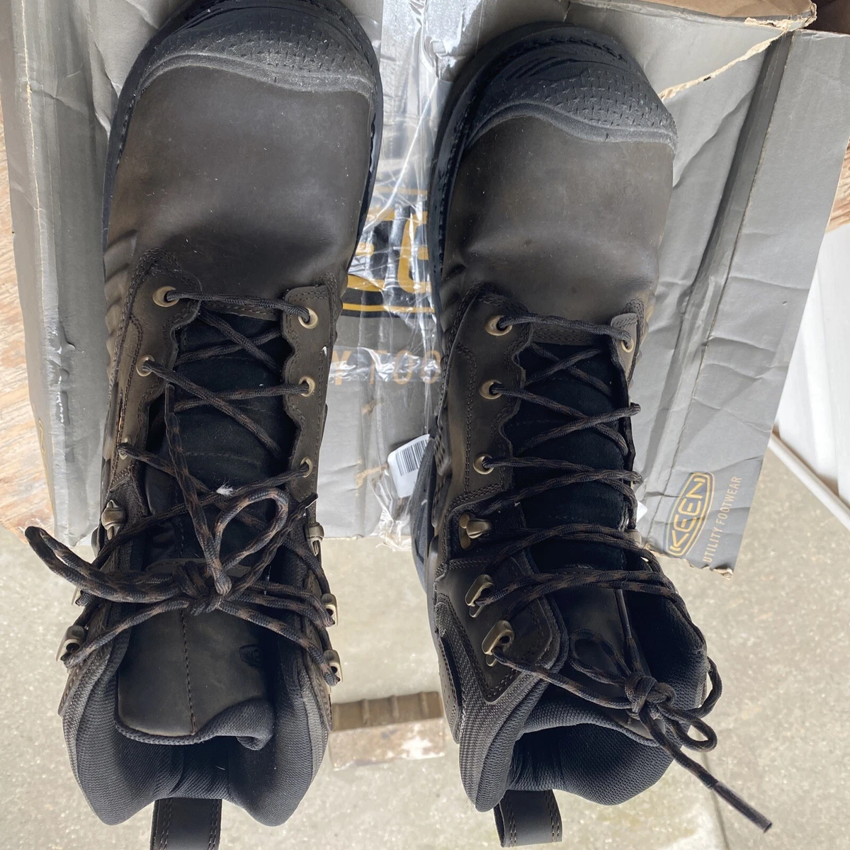 Keen Utility Philadelphia 6 WP Carbon Fiber Toe Waterproof Work Boots US 14EE