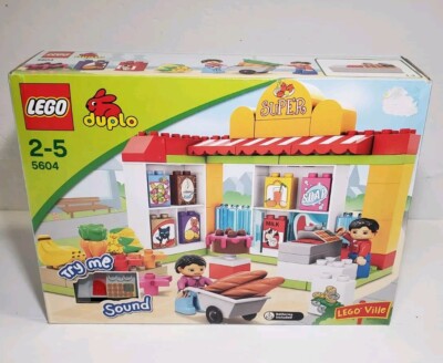 LEGO Ville Duplo Supermarket (#5604) Hard to Find NEW (READ)