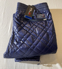 NWT RLX Ralph Lauren Quilted Insulated Pants Navy Size Large Retail 298