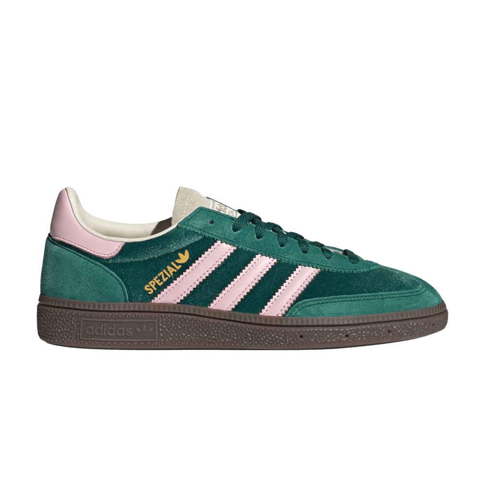 adidas Womens Handball Spezial 'Collegiate Green Pink Velvet' JI2648 In Stock