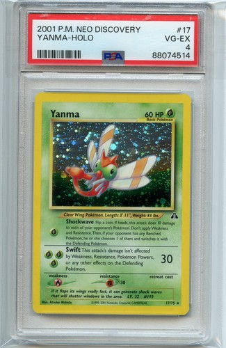 Yanma (Unlimited) graded PSA 4 for sale on eBay