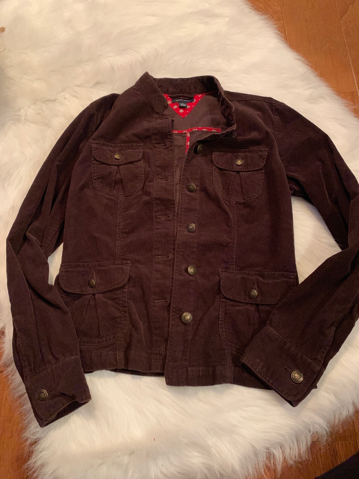TOMMY HILFIGER Womens Stretch Corduroy 