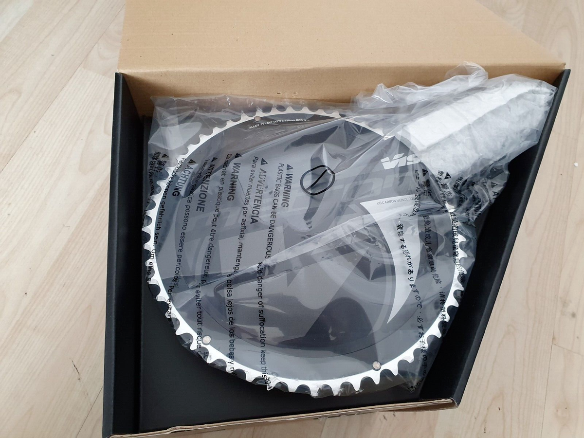 NEW Vision metron TT 170mm 54/42 130bcd 30mm axle aero carbon