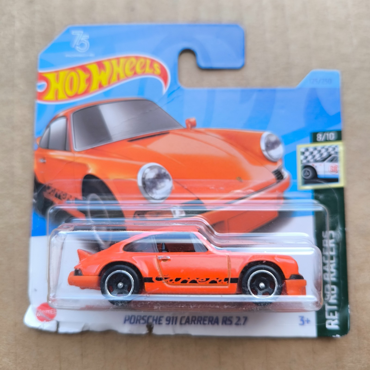 HOT WHEELS 2023 HW RETRO RACERS PORSCHE 911 CARRERA RS 2.7 ORANGE