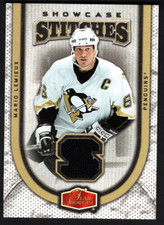 MARIO LEMIEUX 2006-07 Fleer Flair Showcase STITCHES SP JERSEY HOF Pittsburgh
