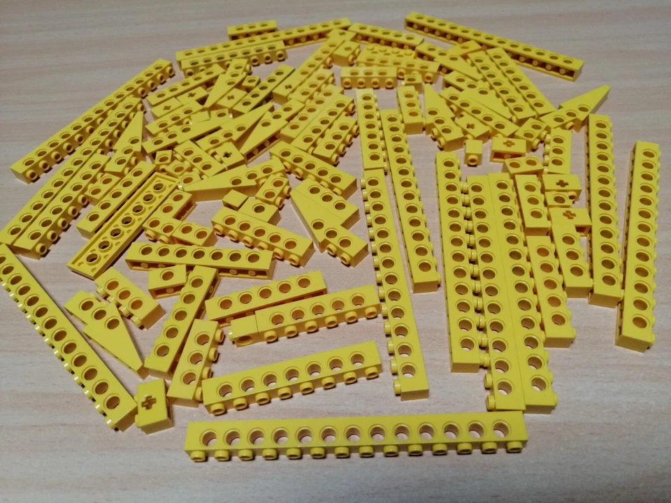 LEGO Technic Konvolut Lochstangen Lochsteine gelb / Technik - Bild 4 von 4