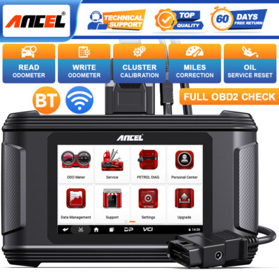 ANCEL DM500 OBD Car Cluster Mile-age Correction Odo-meter Adjustment Calibration