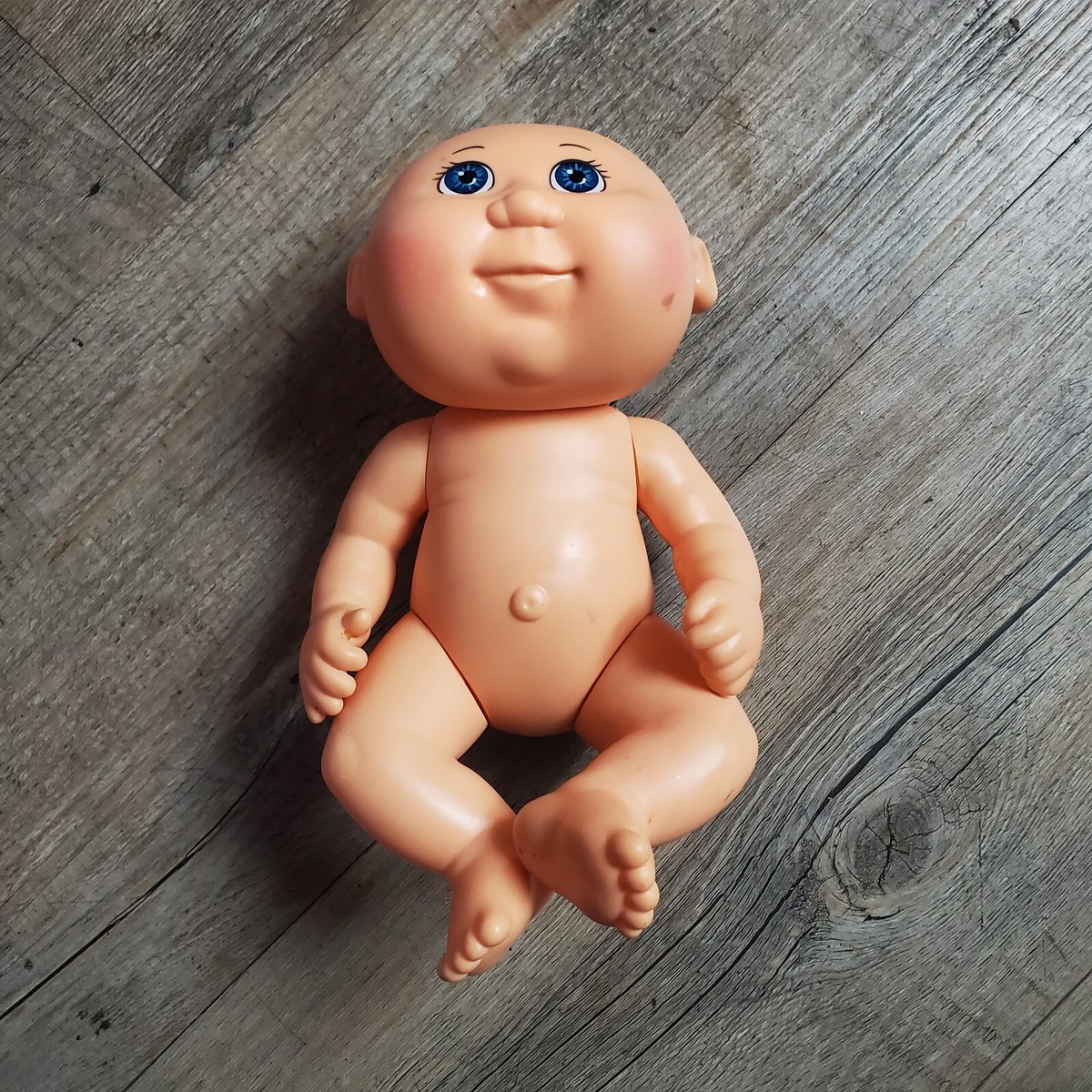Cabbage Patch Baby Doll Hard Body Blue Eyes Bald Preemie OAA naked