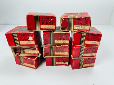 Grant Piston Rings Midget Morris Minor Piston Ring Set .010 - New Old Stock