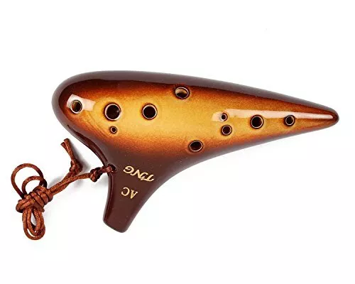 TNG ocarina musical instrument single 12 hole alto kiln Hen